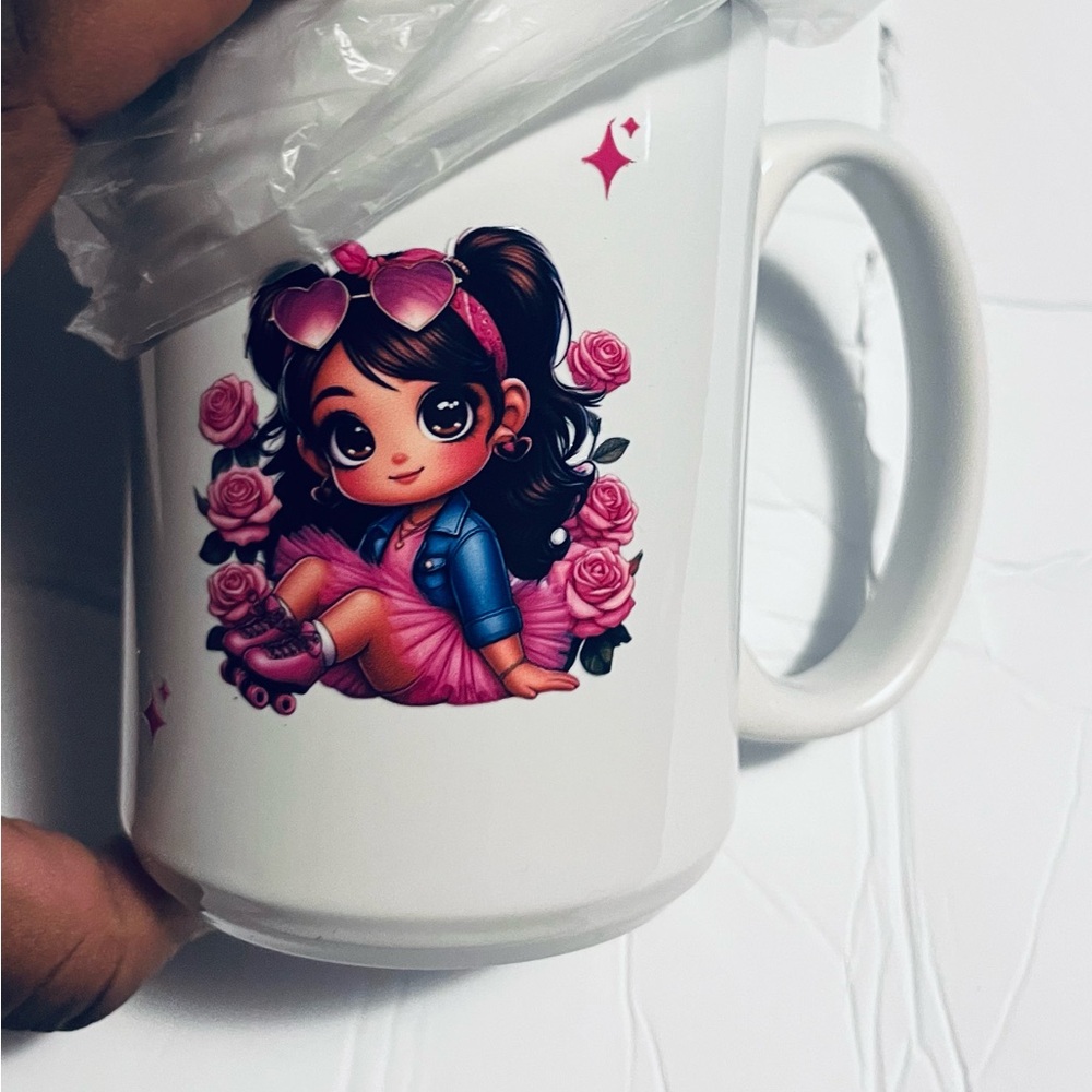 Cute Character White Mug
